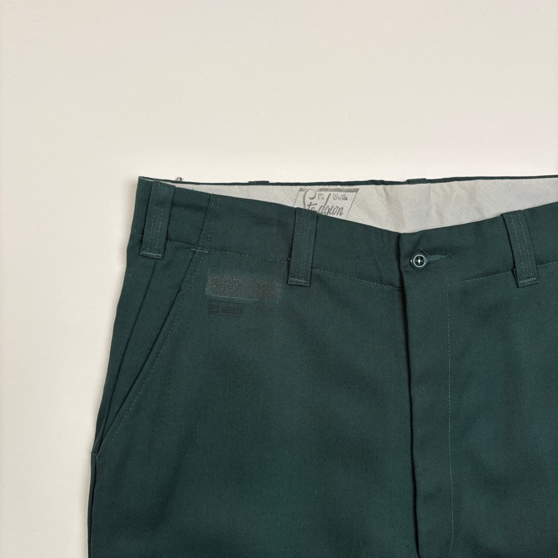 8-90s sta-down slacks pants green 상품이미지2