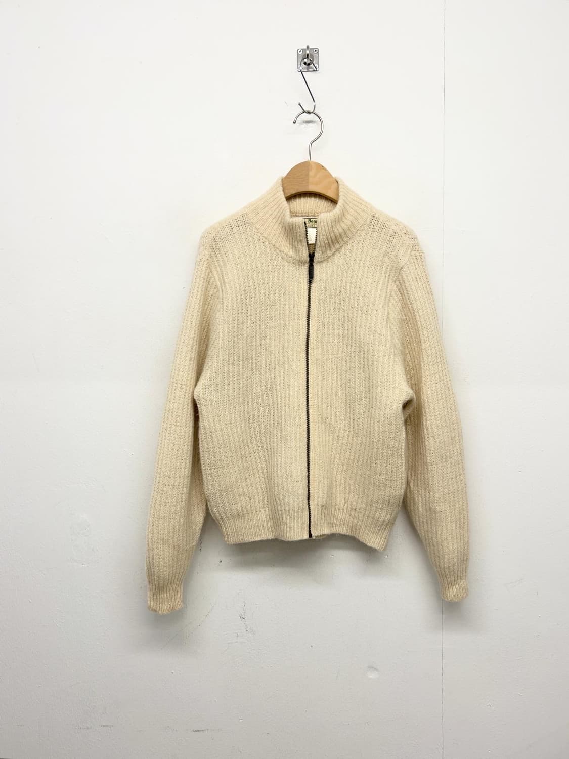 90s USA LLbean 엘엘빈 알파카 니트 가디건 상품이미지1