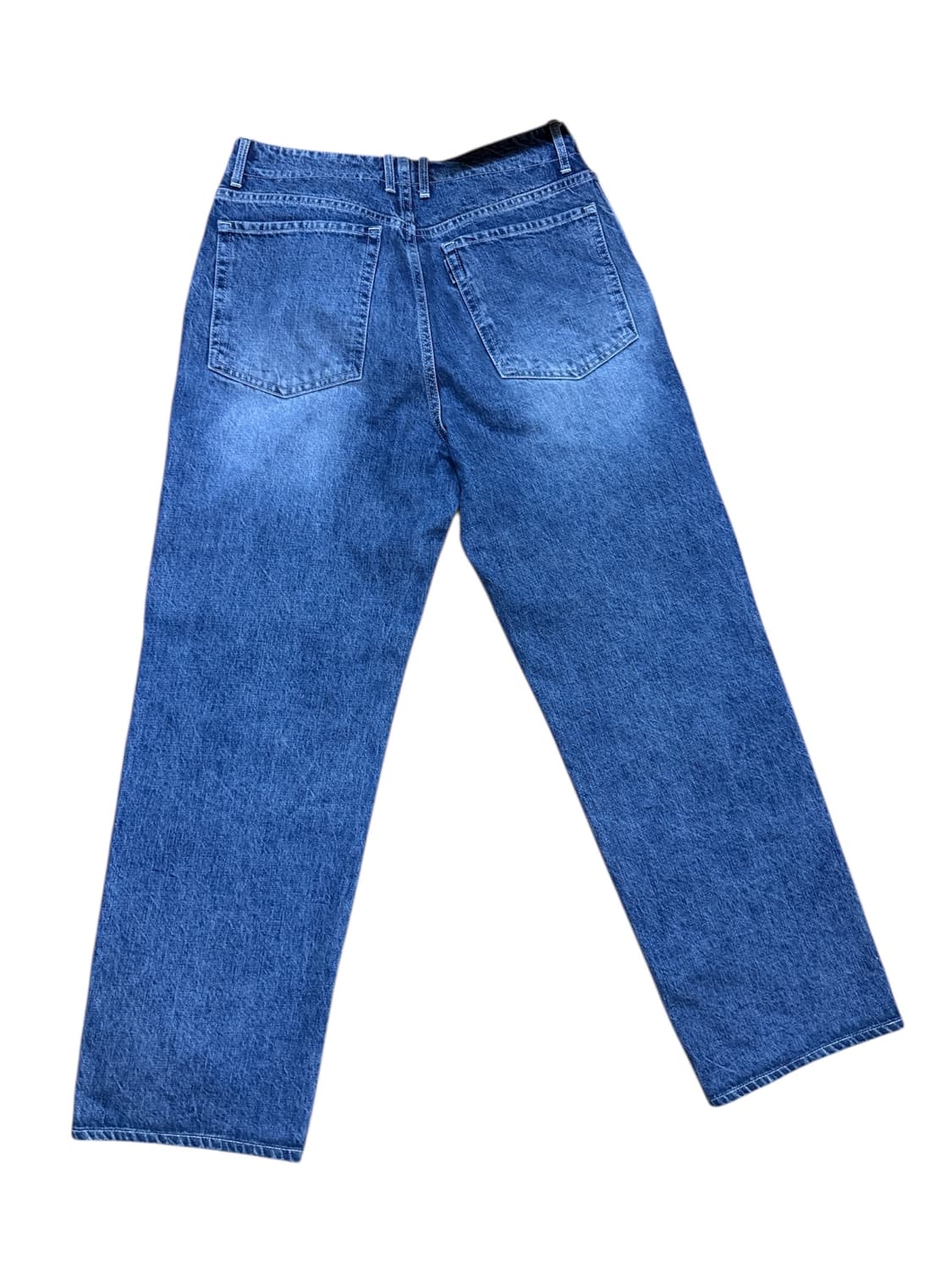 포터리 원워시드 와이드 데님 미드블루 2사이즈   상품이미지3