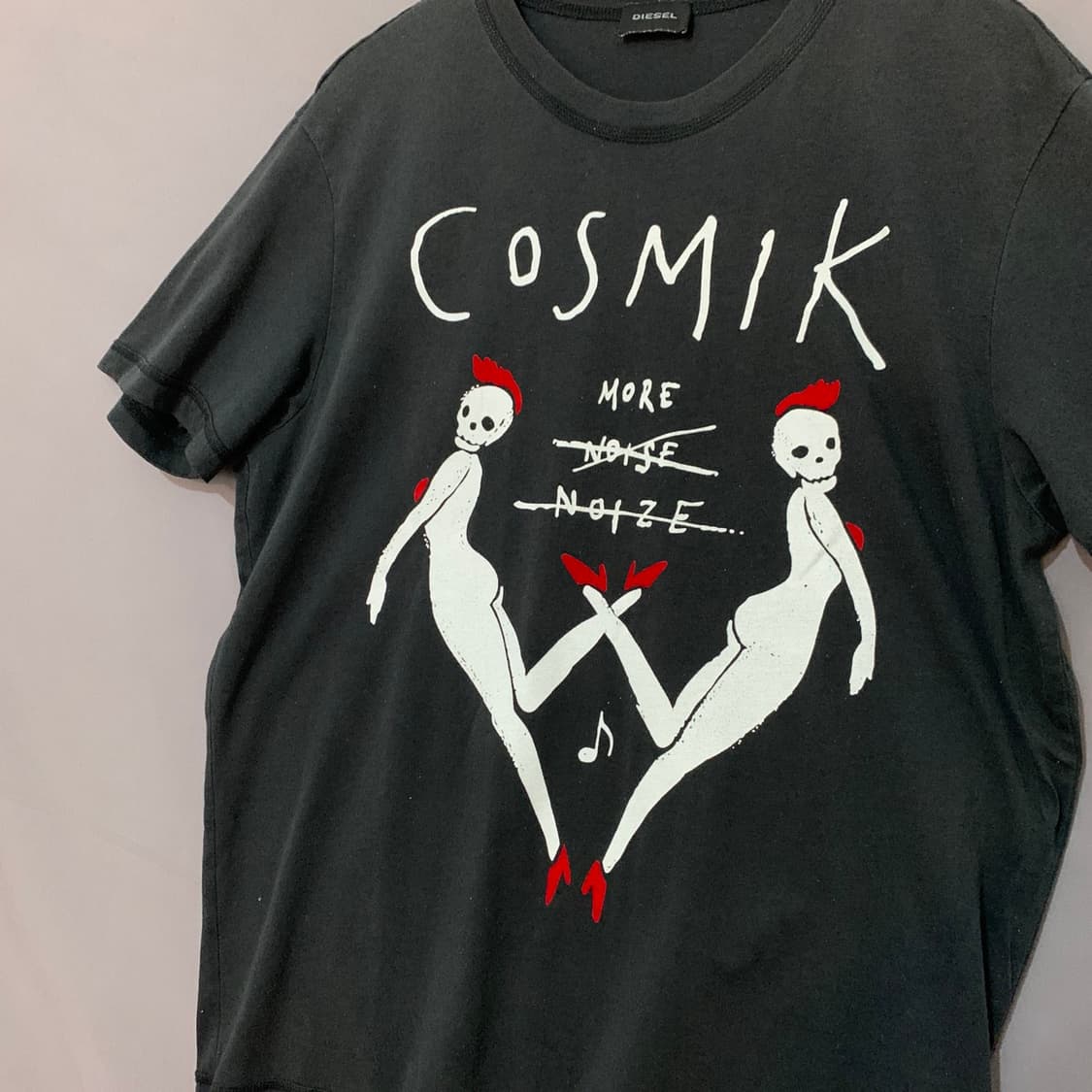 M DIESEL 디젤 COSMIC 프린팅 반팔티 상품이미지3