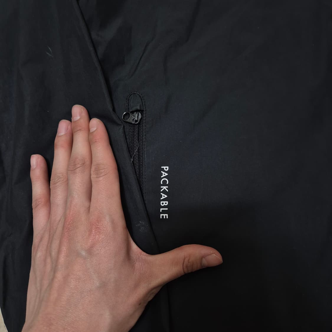 나이키 키즈 패커블 빅로고 후드 바람막이 자켓 L(12-13) 상품이미지4