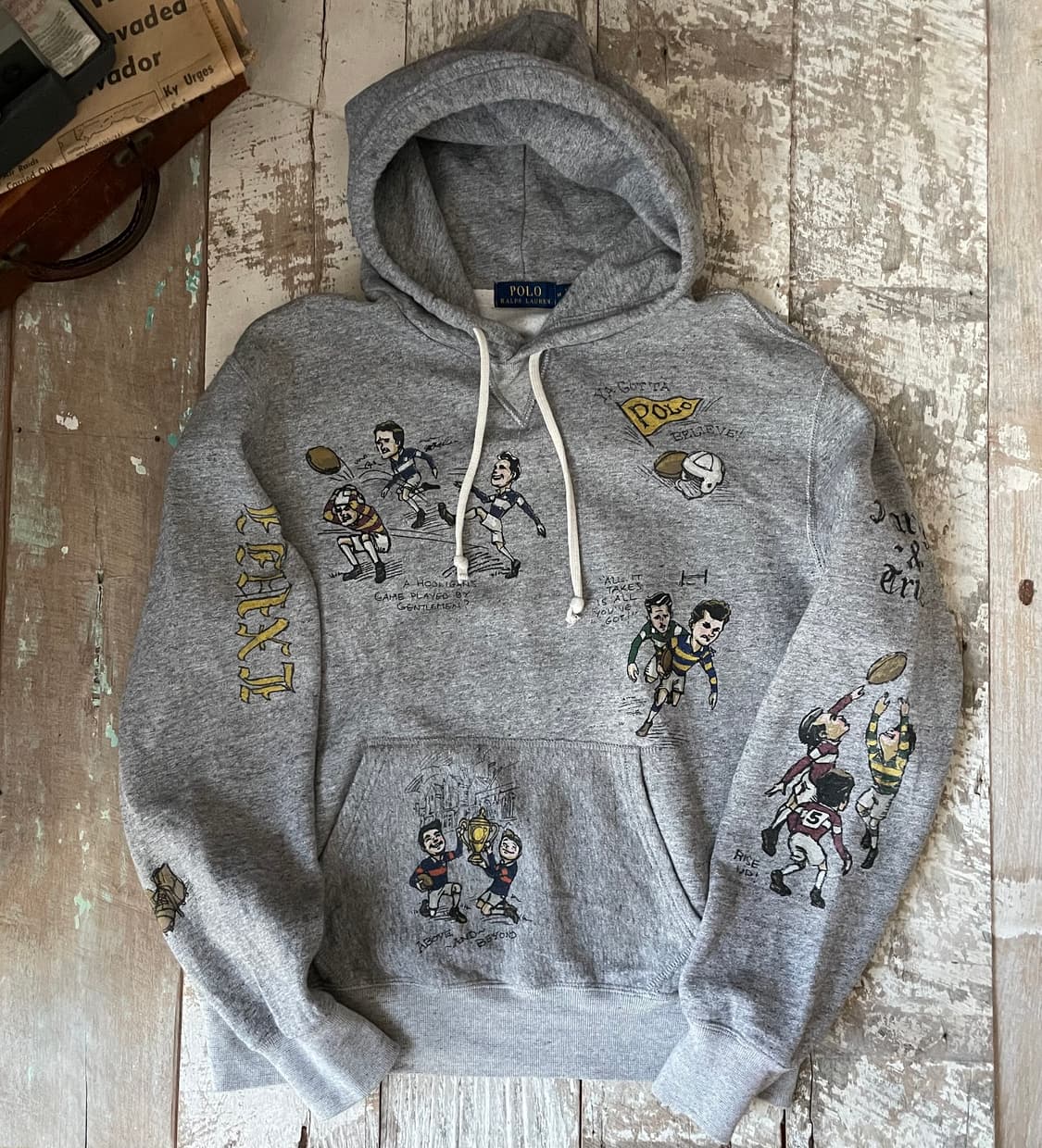 폴로  랄프로렌 아카이브 럭비 후드 상품이미지1