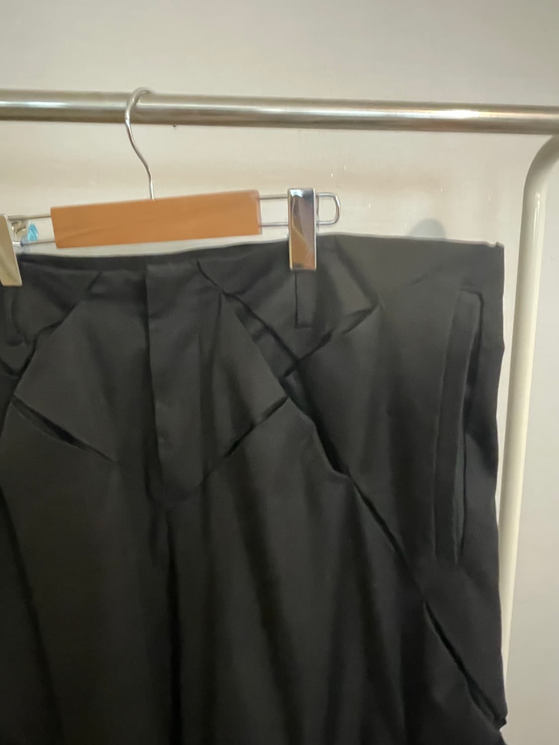 강정석 오리가미 써클 트라우져 블랙 상품이미지4