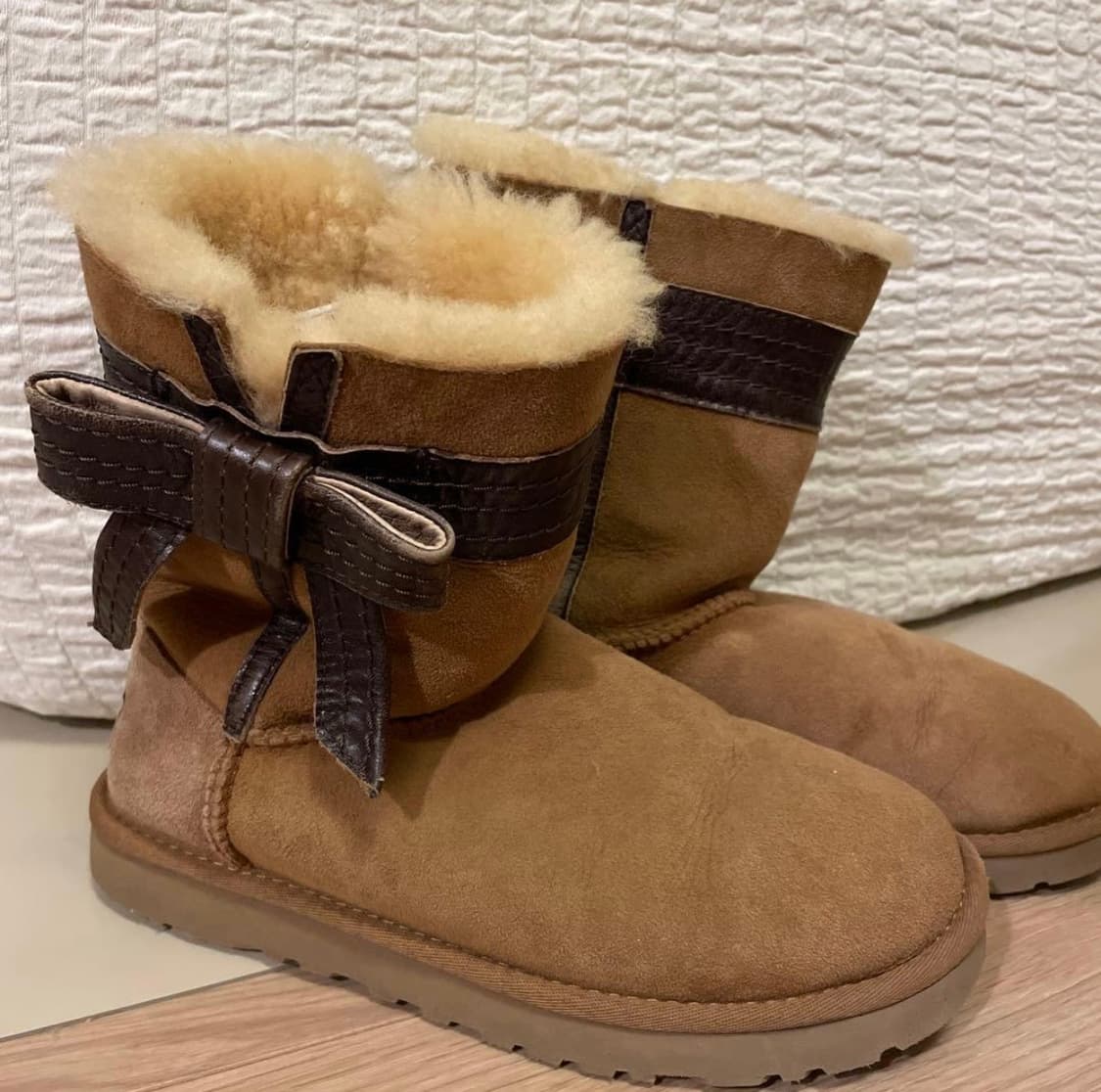 어그부츠 리본 Josette Sheepskin Boots 7사이즈 상품이미지2