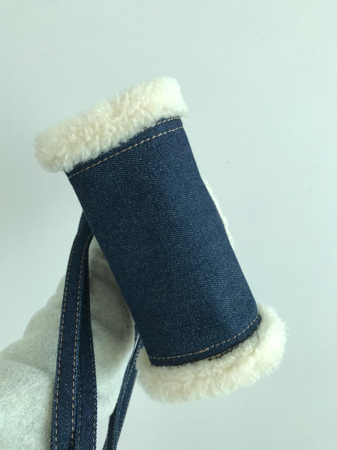 텔파 어그 스몰 쇼핑백 데님 상품이미지4