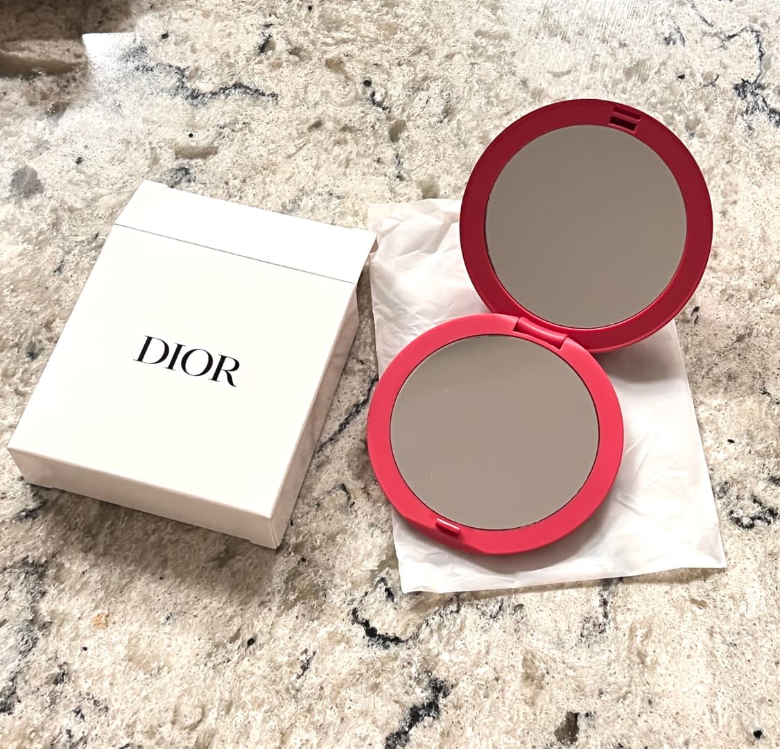 디올 핫핑크 양면 손거울 상품이미지3