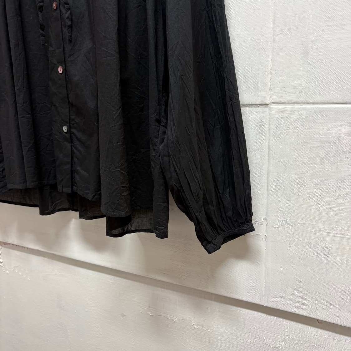 FREAK'S STORE 블랙 긱시크 리본 블라우스 JPN 상품이미지3