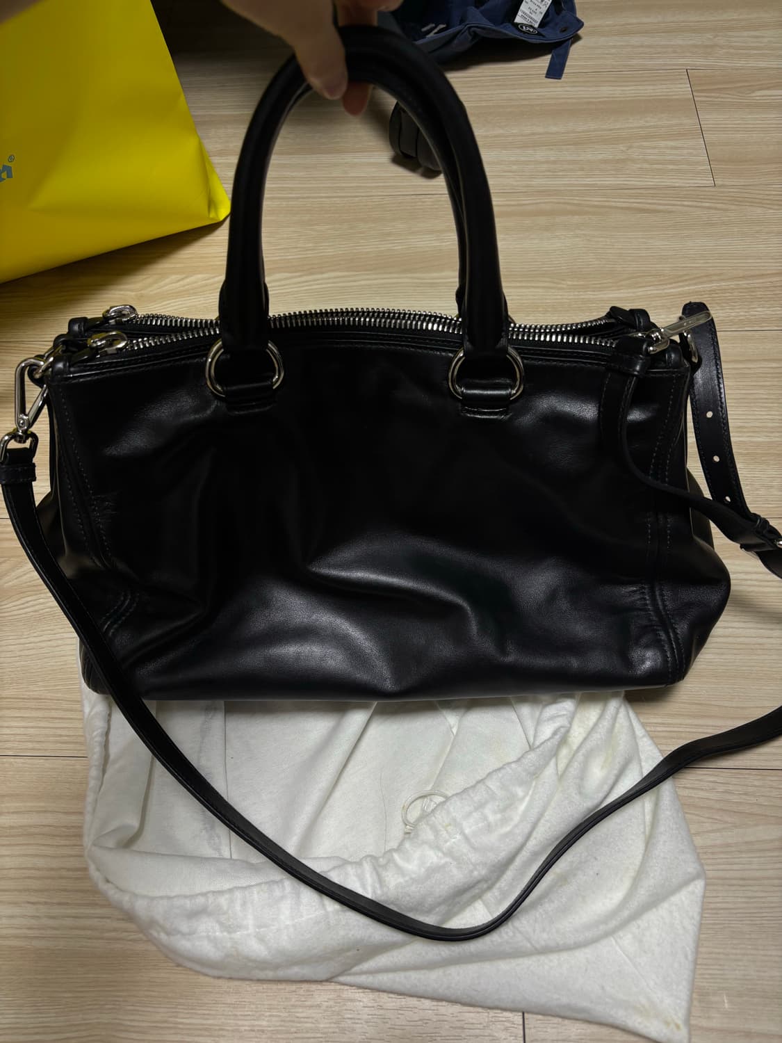 Prada 비텔로 레더 토트백 상품이미지4