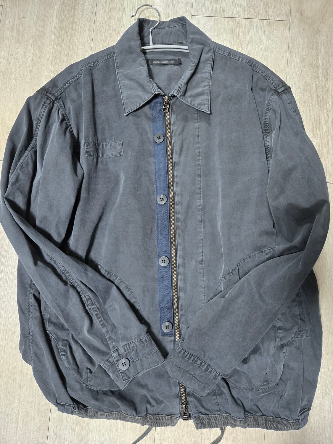 해칭룸 Boxer Shirket Long Dyed Indigo 상품이미지2