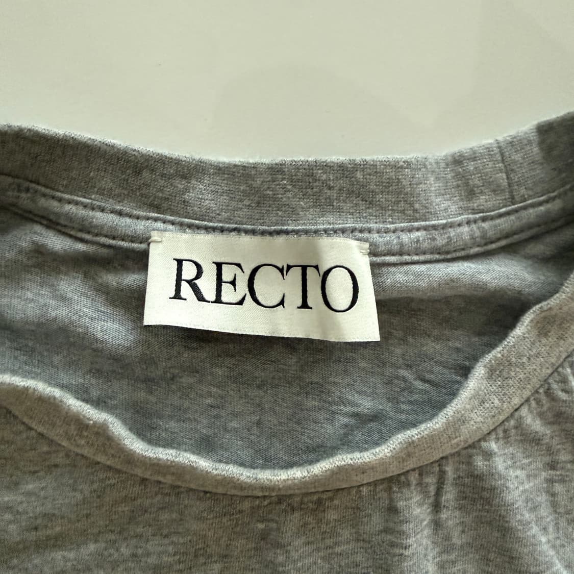 렉토(Recto) LLEGE 로고 반팔 상품이미지3