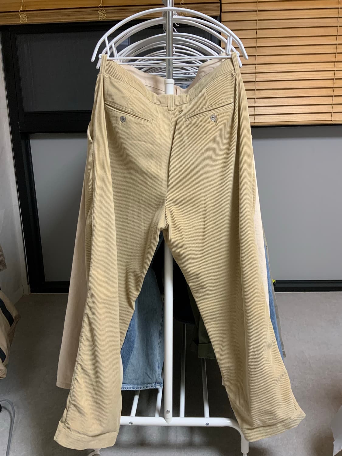 카키스 코듀로이 커먼 팬츠 라이트 카키 (라지) 상품이미지2