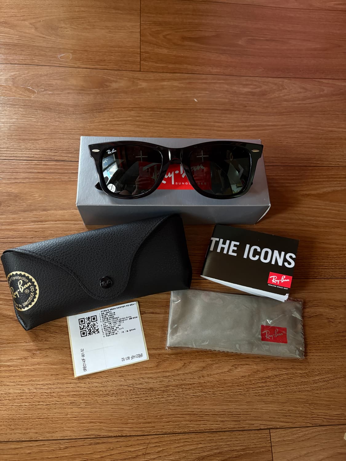 Ray-Ban 레이벤 웨이페어러 RB2140-F 901 52 상품이미지3