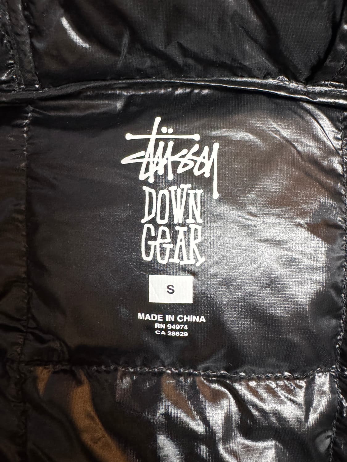 스투시 미드웨이트 후드 퍼퍼 블랙 패딩 S 115783 상품이미지7