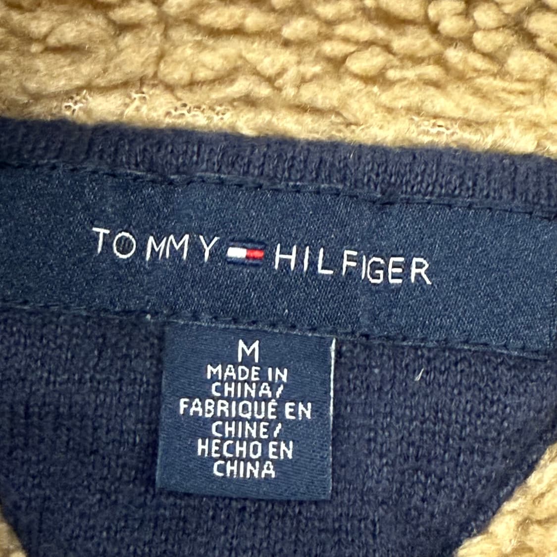 타미힐피거 울프 털 니트 집업  상품이미지5