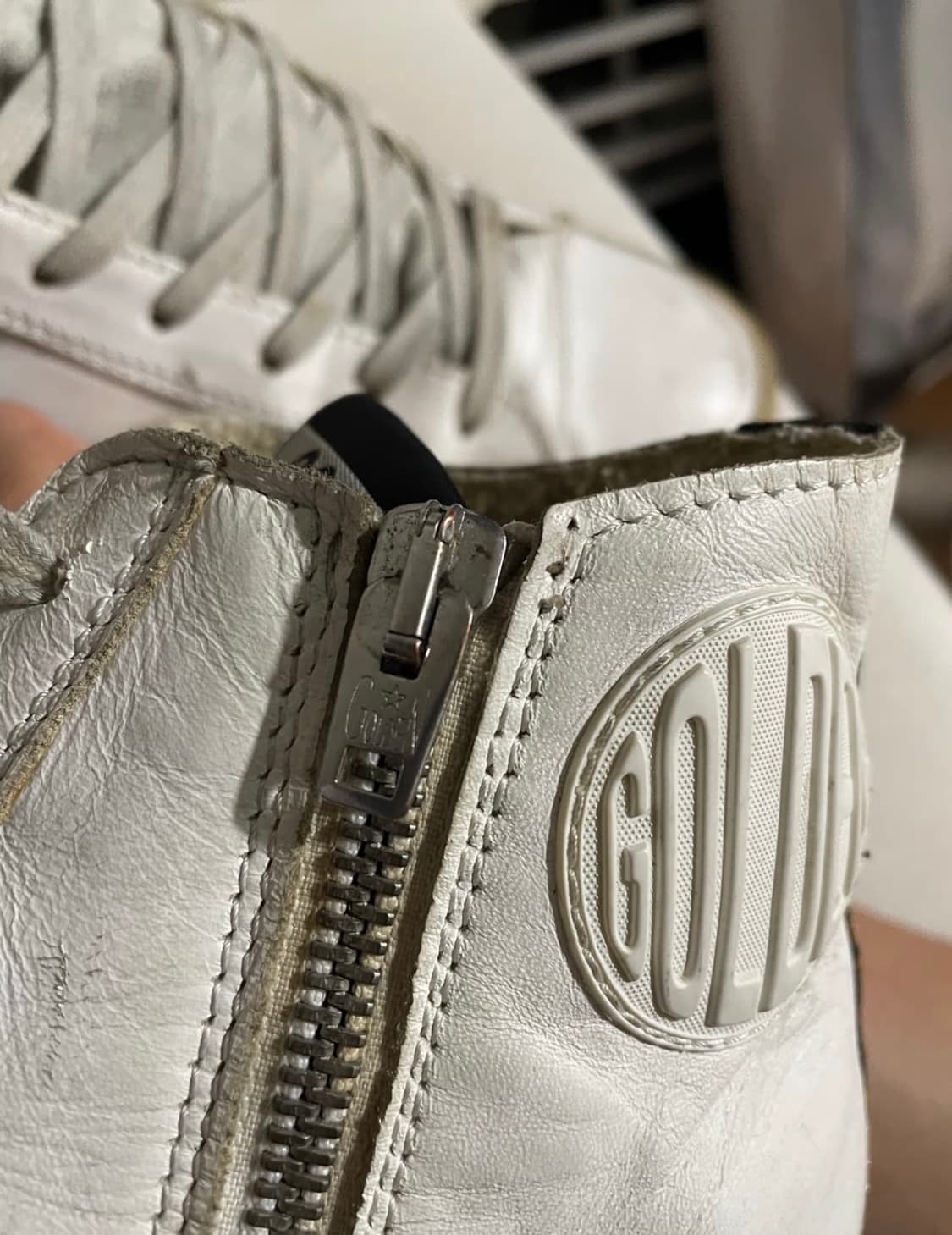 골든구스 하이탑 260 화이트실버 상품이미지4