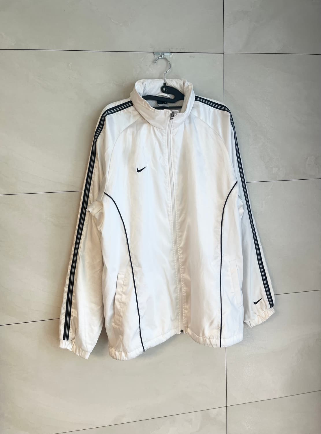 나이키 재팬라인 스우시 바람막이 자켓 화이트 (XL size)  상품이미지3