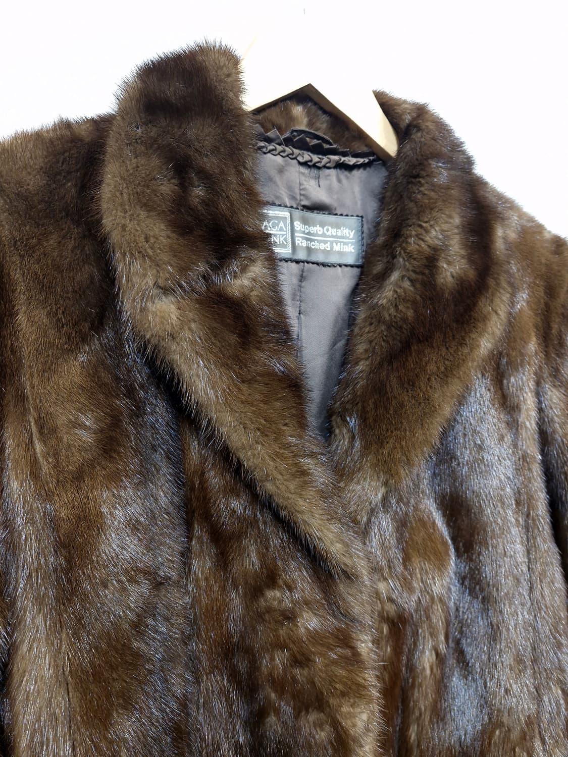 SAGA MINK 사가밍크 통핑크 퍼 코트 상품이미지3