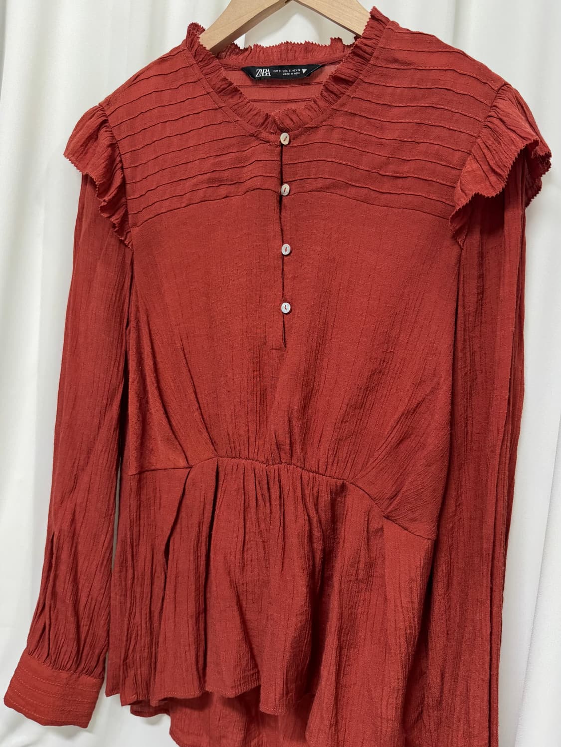 ZARA 자라 비스코스 블라우스 상품이미지2