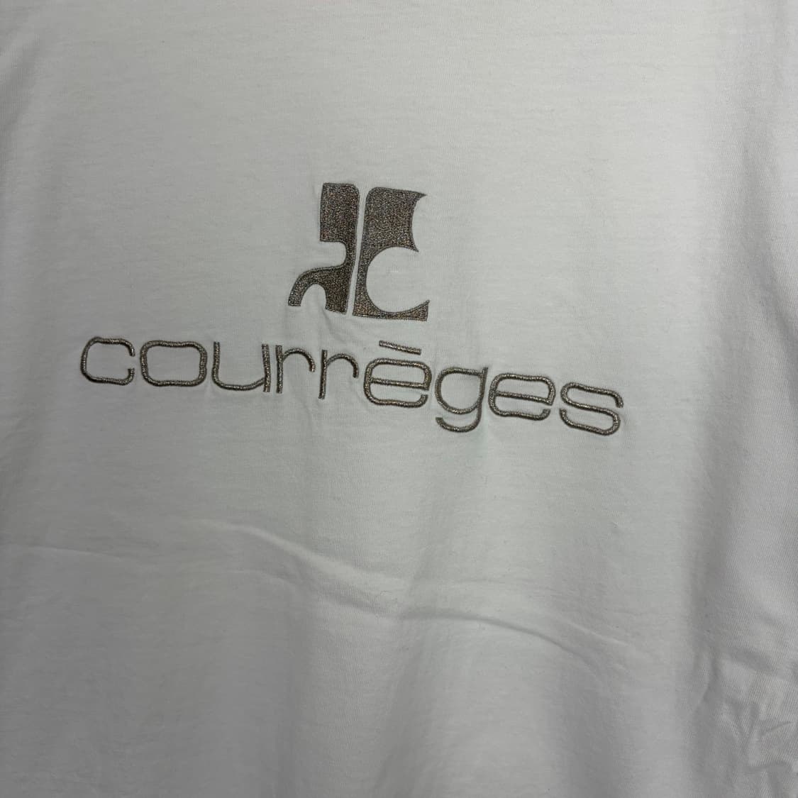 꾸레쥬 로고 반팔 티셔츠 상품이미지4