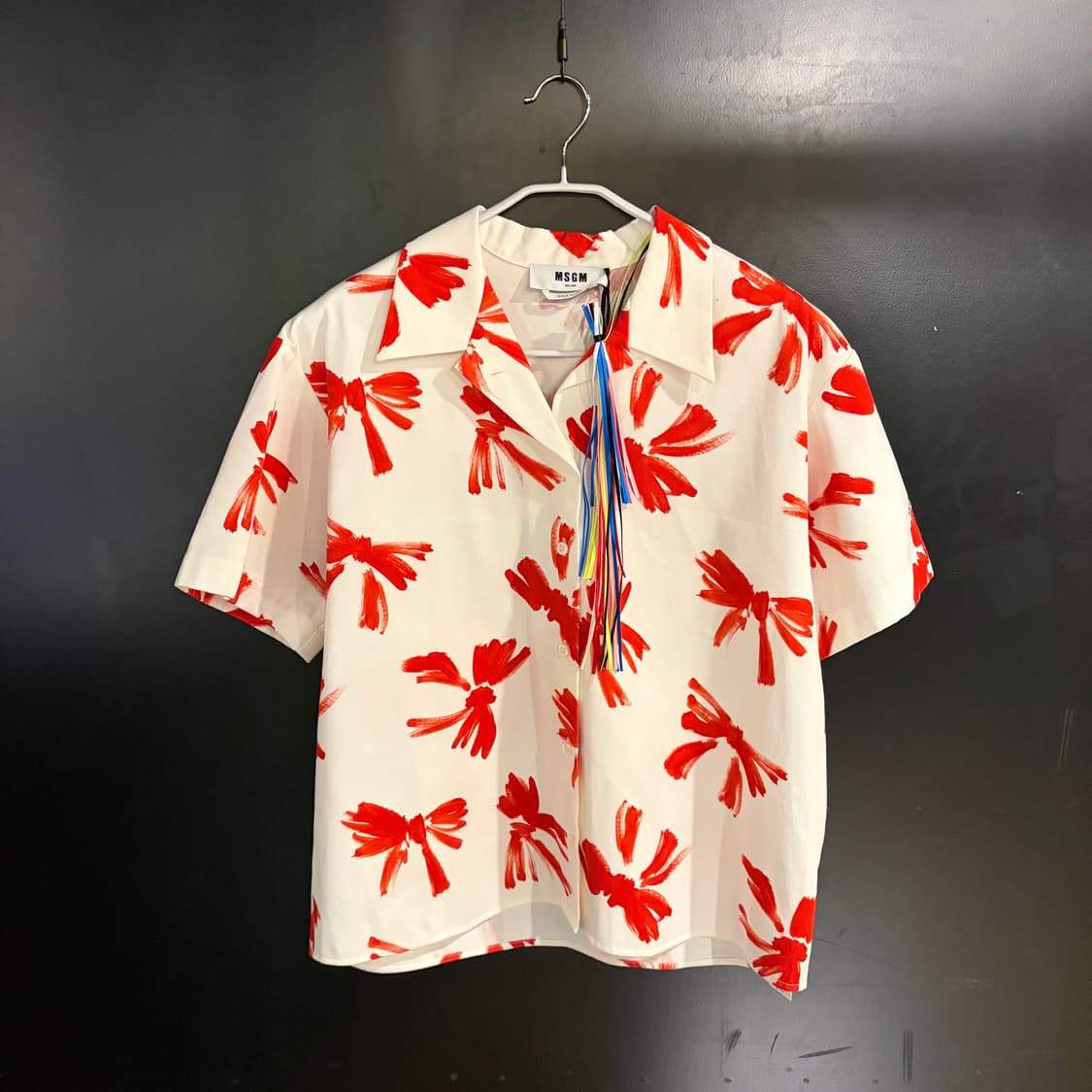 MSGM 패턴 반팔 셔츠 상품이미지1