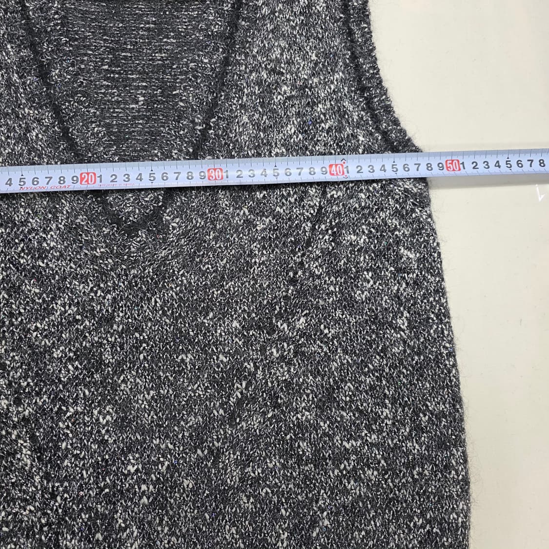 0178 [톰 그레이 하운드]한섬 여성용 V넥  니트 조끼 90 상품이미지3