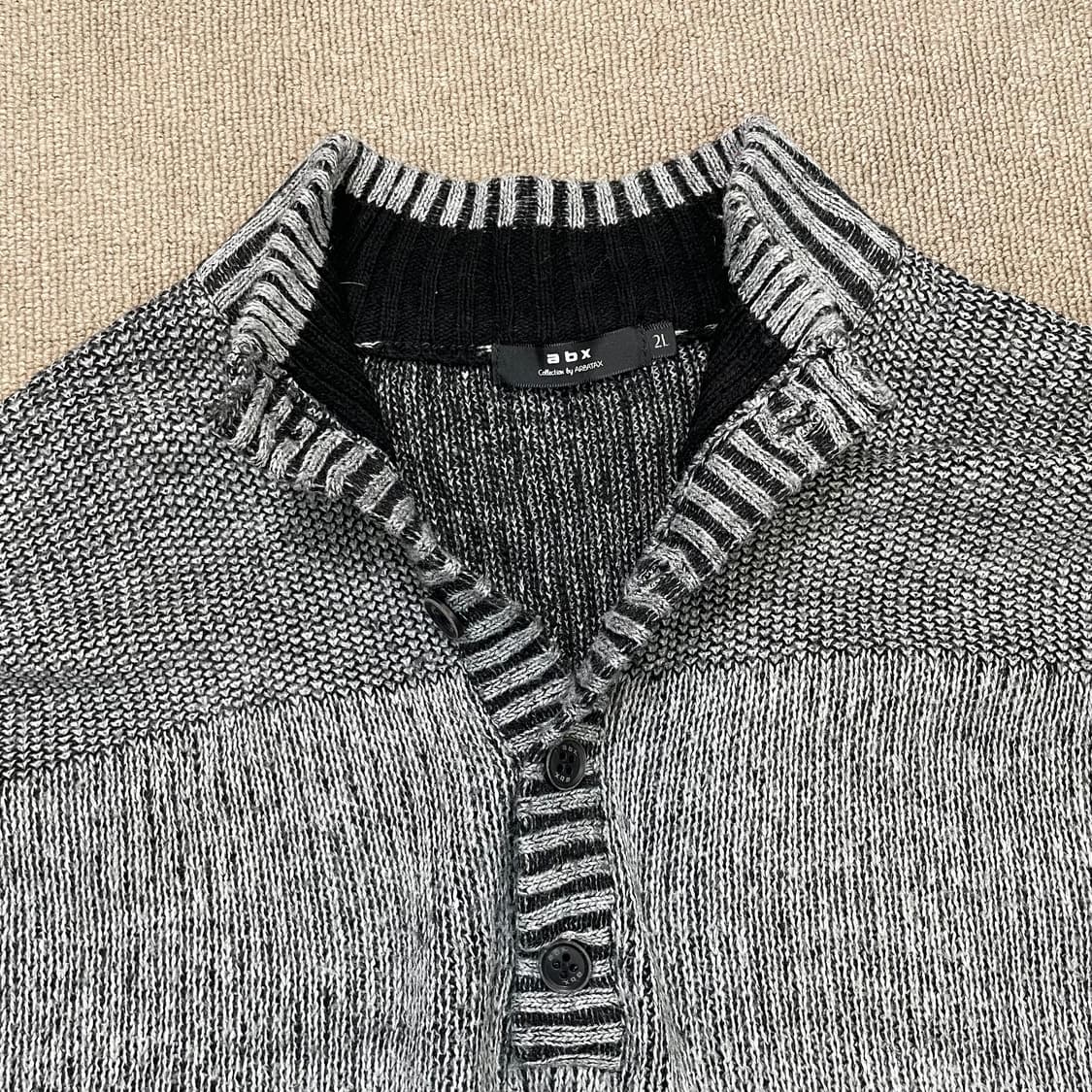 abx japan 헨리넥 니트 XL 상품이미지3