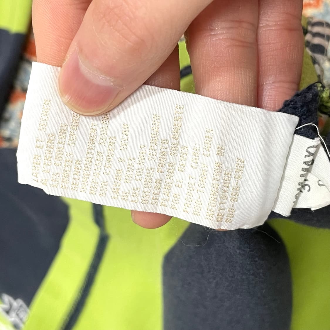 타미힐피거 그린 네이비 배색 7부 럭비 티셔츠 여성S 상품이미지6