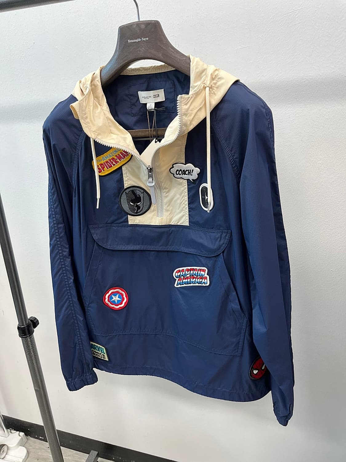 95-100) 코치x마블패치 나일론 아노락  상품이미지1