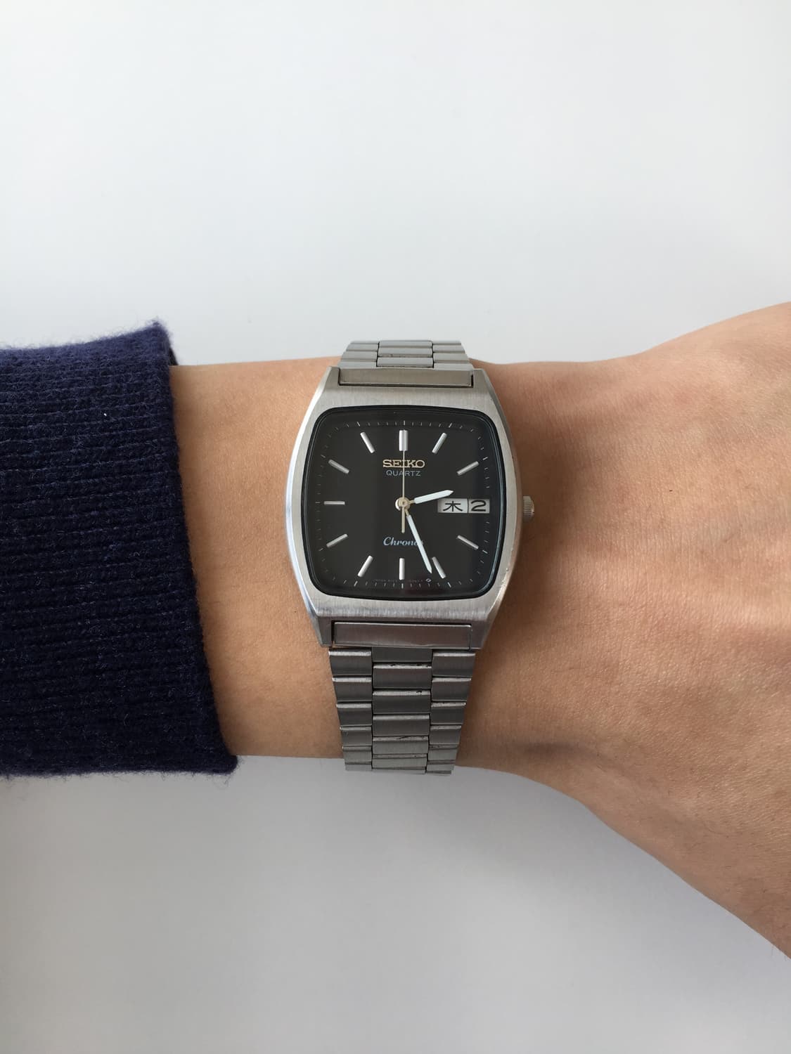 80s seiko chronos square quartz(ver.2) 상품이미지2