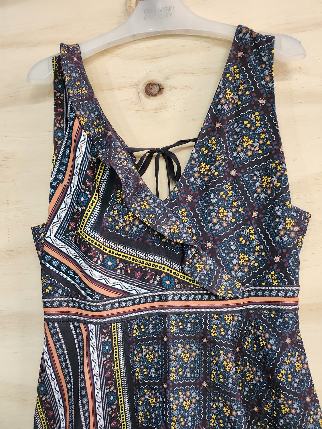 1185) 시슬리 패턴 롱원피스 상품이미지5