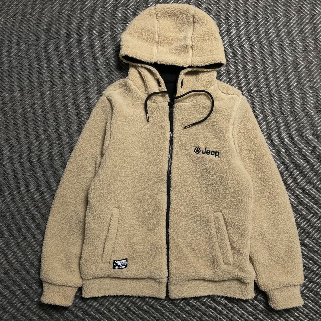 Jeep 빅로고 리버시블 후드 플리스 자켓o 5406 상품이미지1