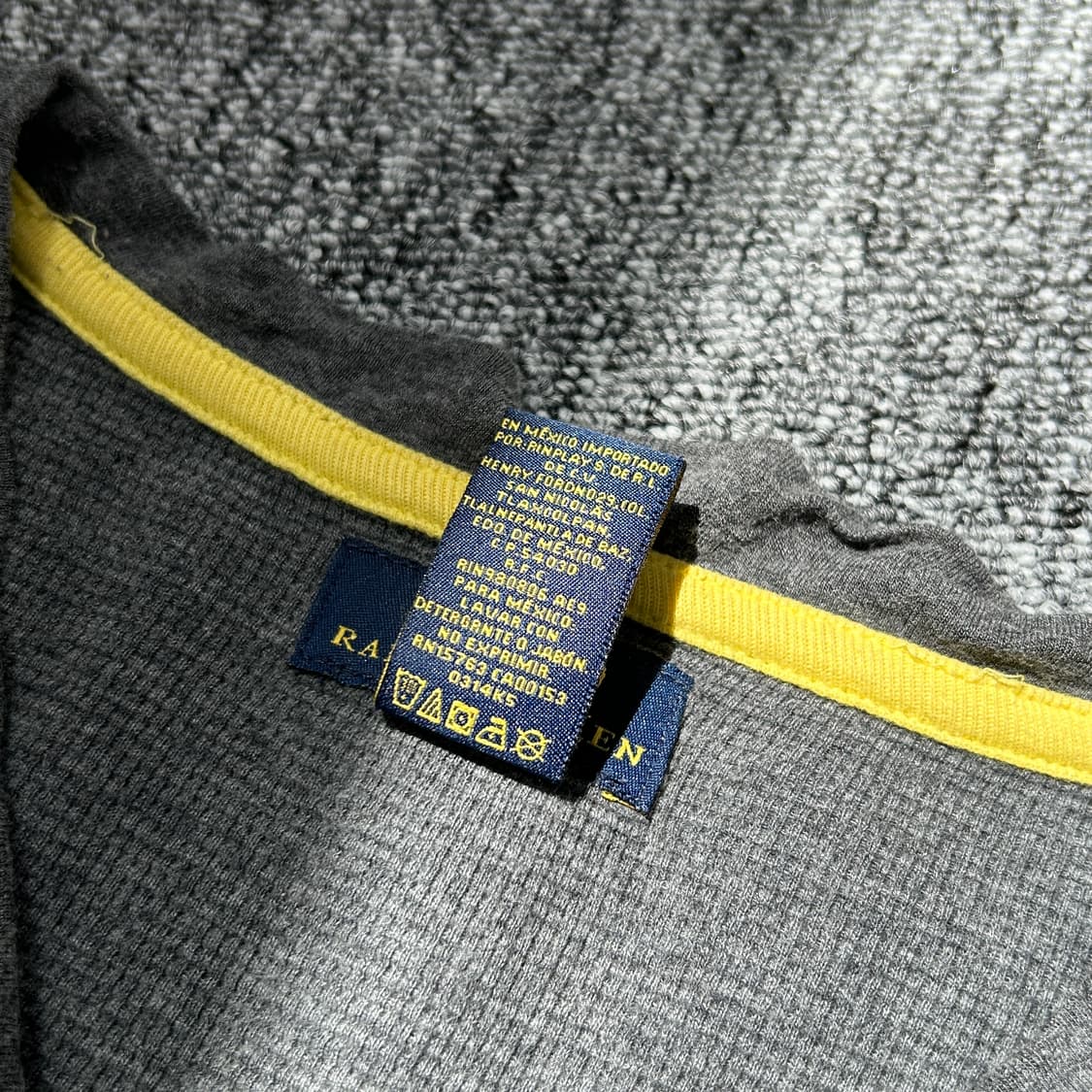 폴로 랄프로렌 그레이 와플티셔츠 상품이미지7