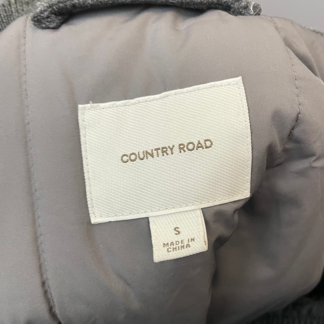 빈티지 그레이 헤비 울 자켓 S 상품이미지5