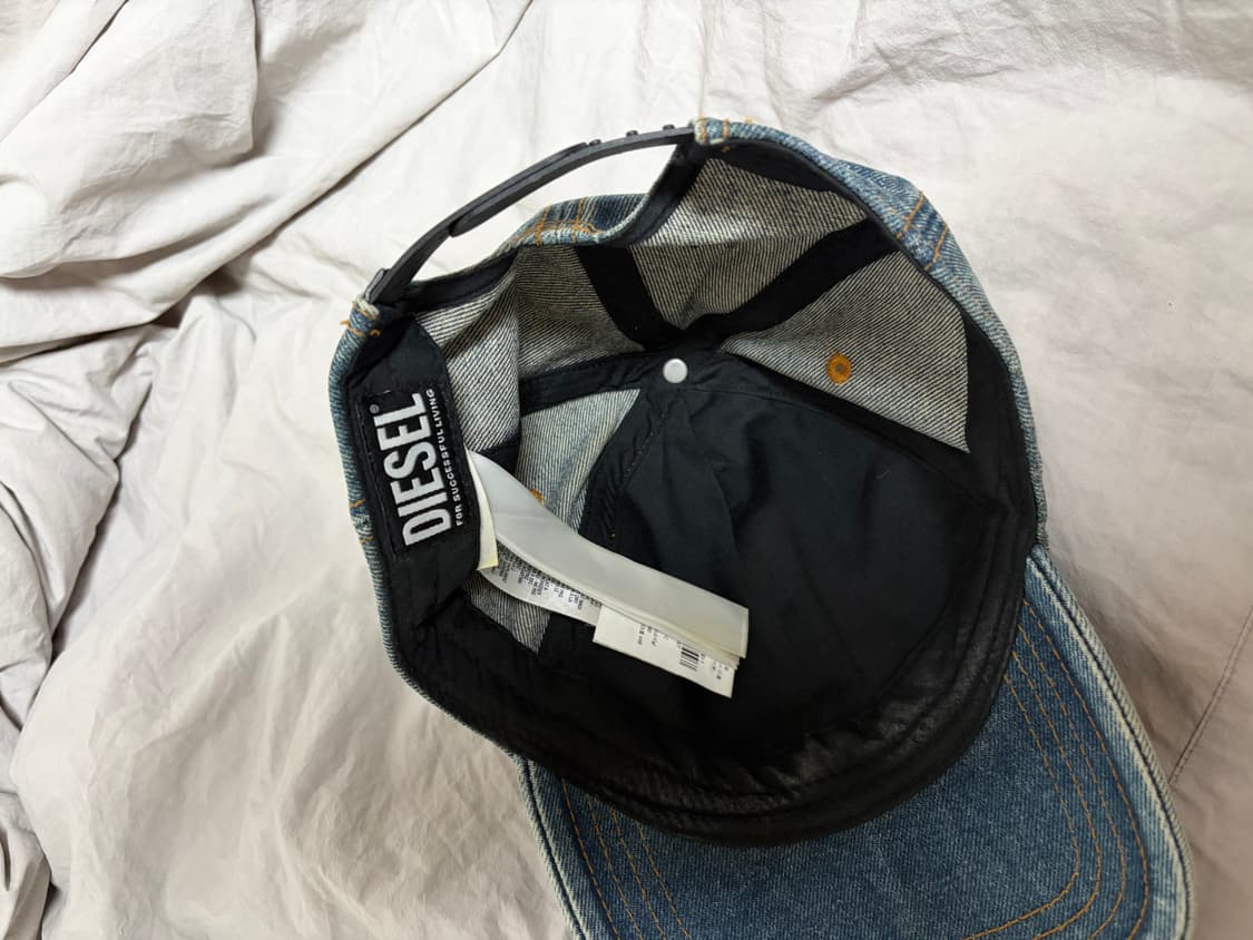 디젤 데님 베이스볼 캡 모자 상품이미지3