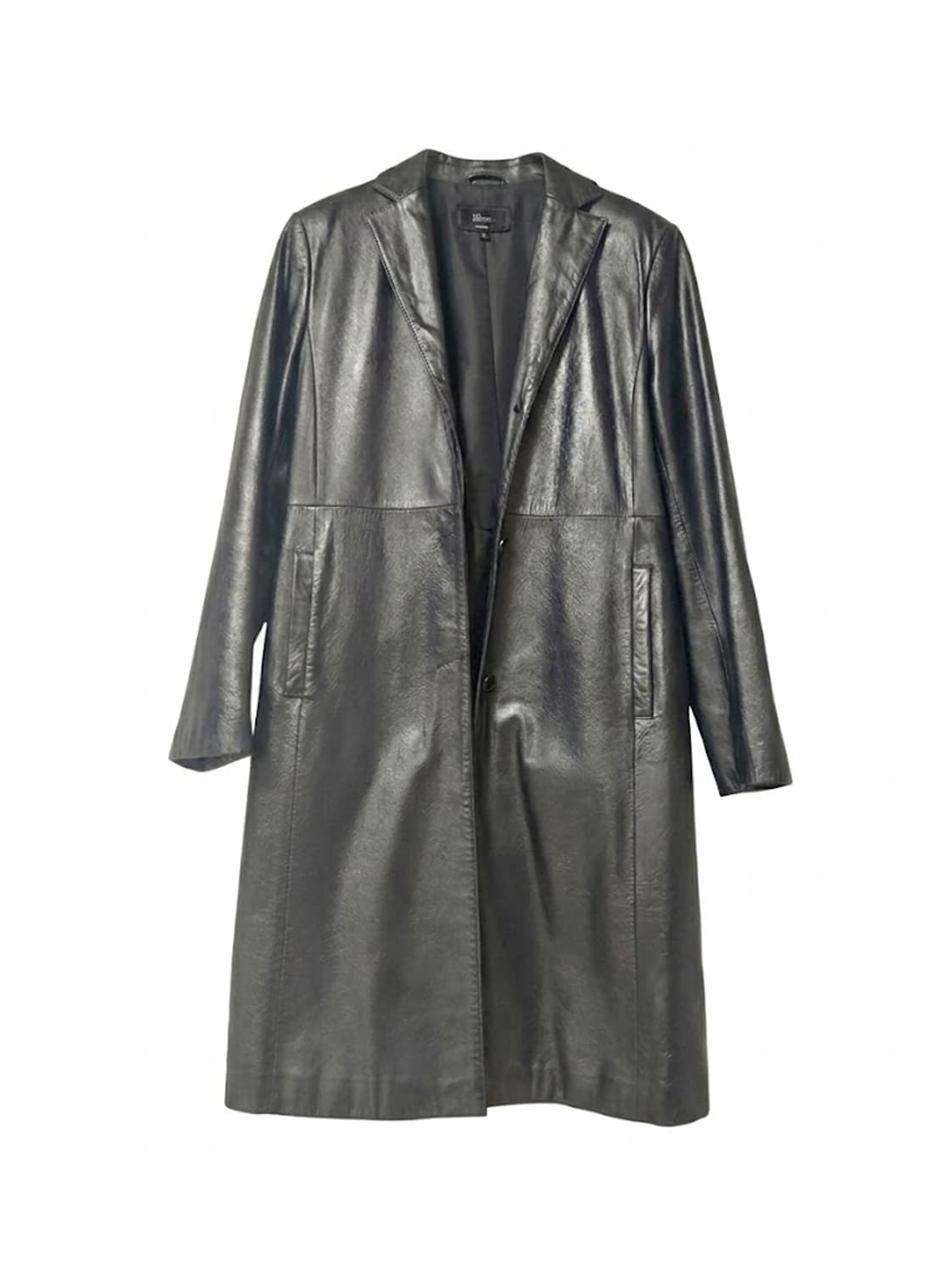 슬림핏 리얼 레더코트 상품이미지3