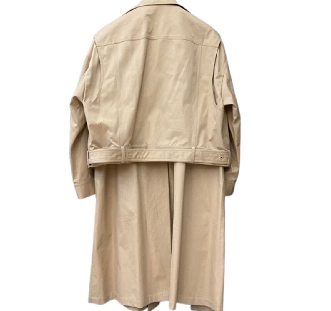 루이비통 더블레이어 트렌치코트 베이지 사이즈 46 상품이미지3