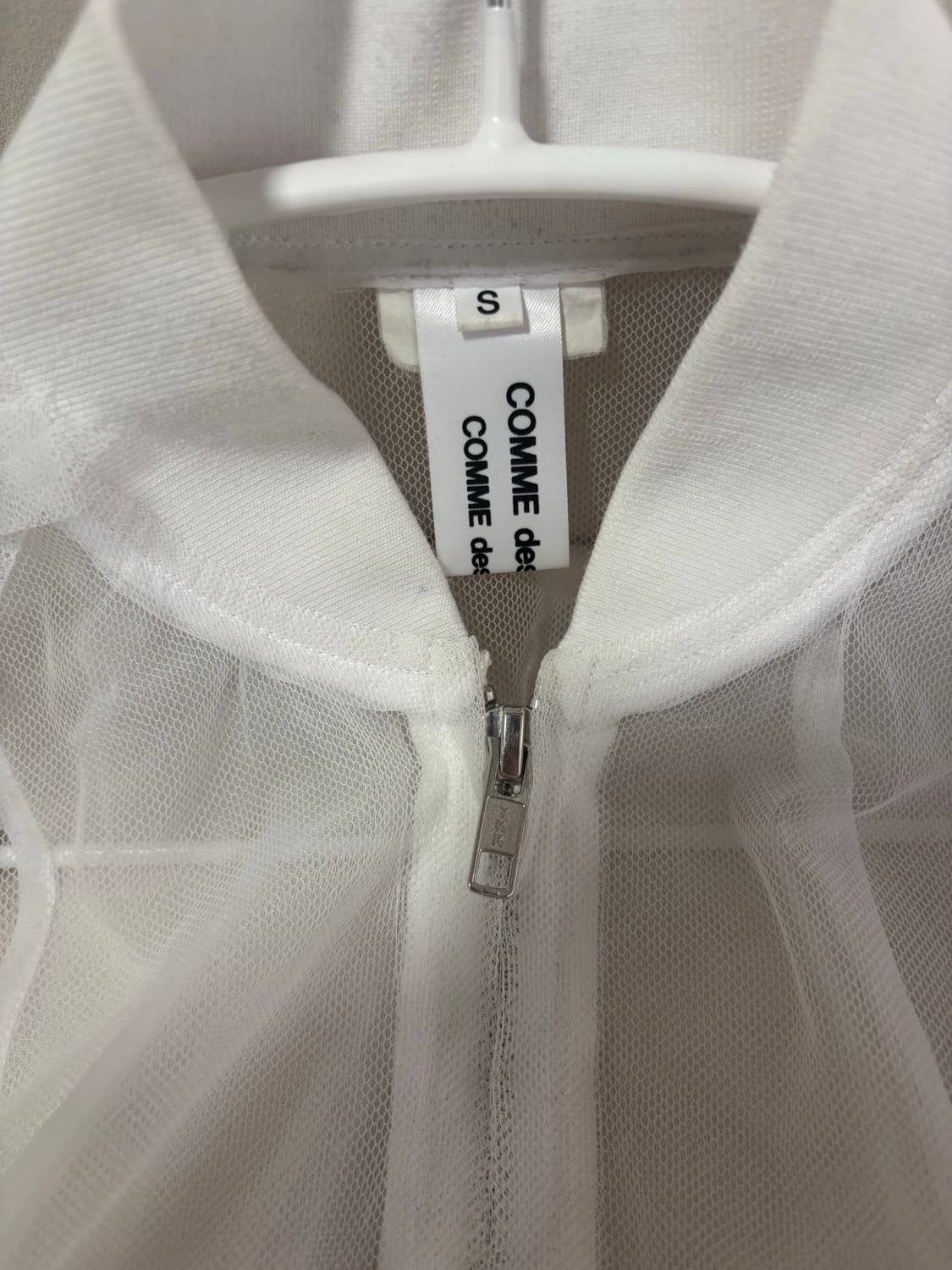 Comme des garcons 꼼데가르송 블루종 레이스 봄버 자켓 상품이미지2