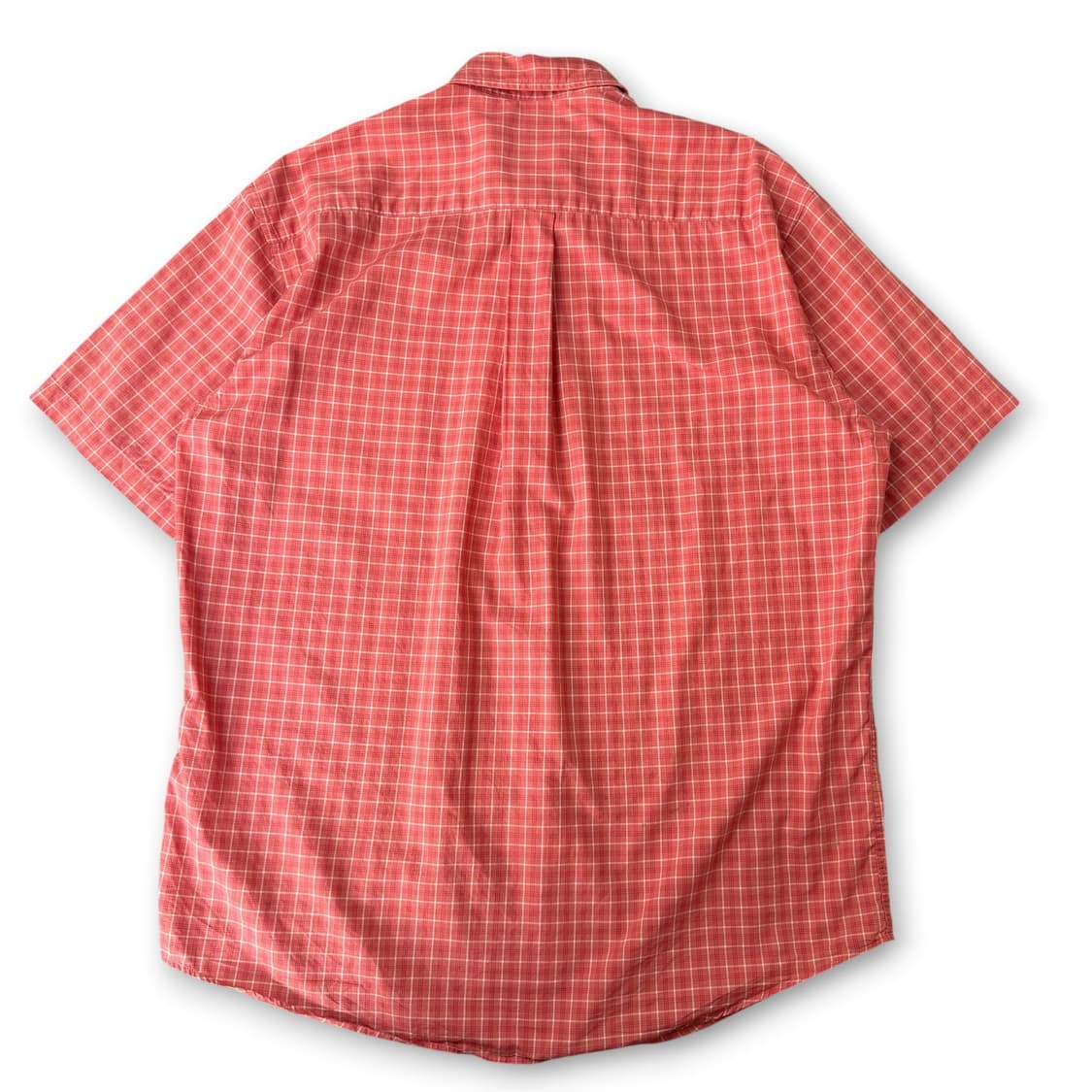 브룩스브라더스 다홍 체크 반팔셔츠 M 상품이미지2