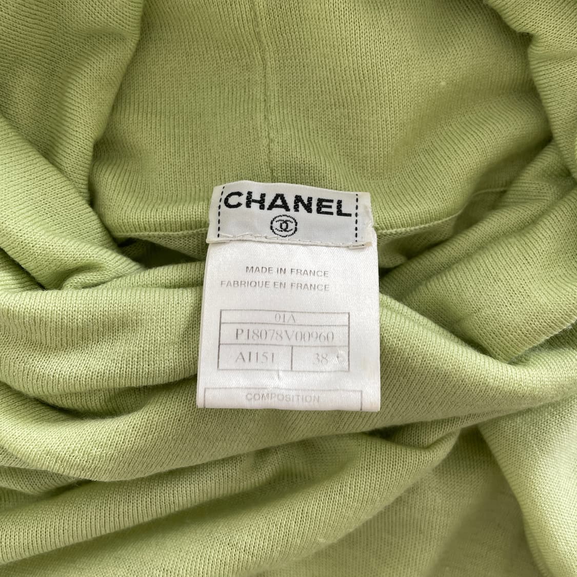 정품 샤넬 시스루 폴라 긴팔티 상품이미지9