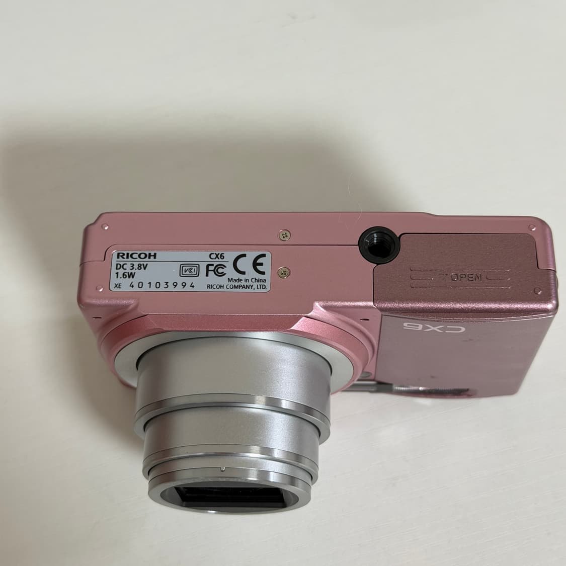 리코 RICOH CX6 핑크 카메라 상품이미지7