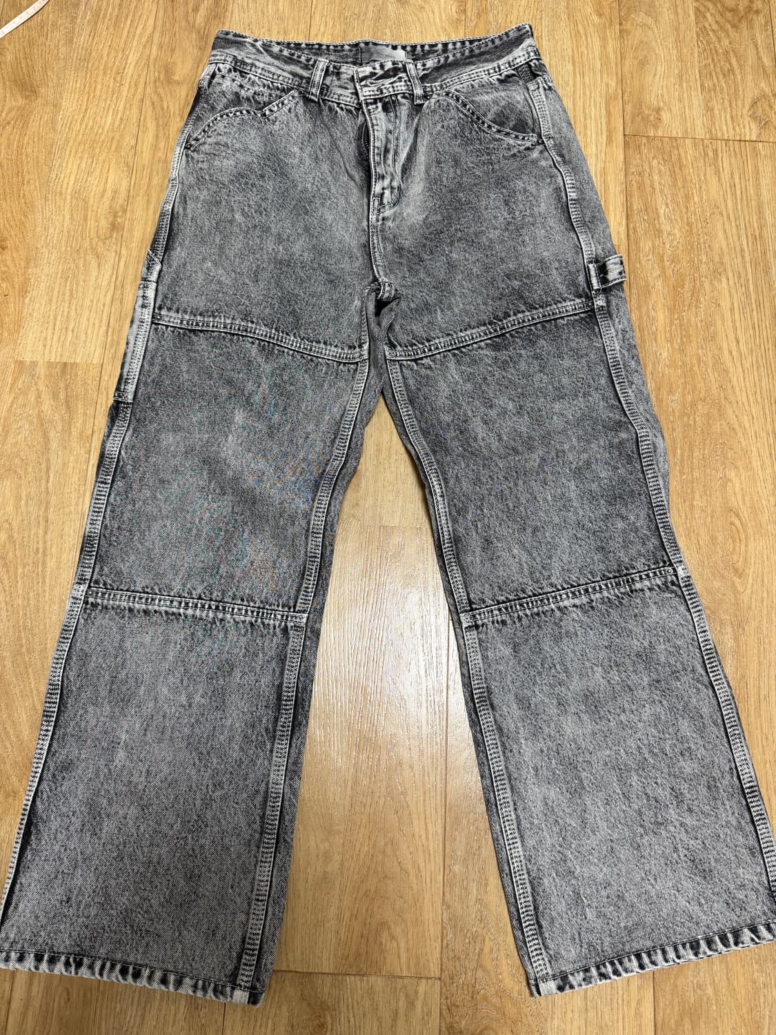 매종미네드 카펜터 팬츠 라이트 그레이 상품이미지1