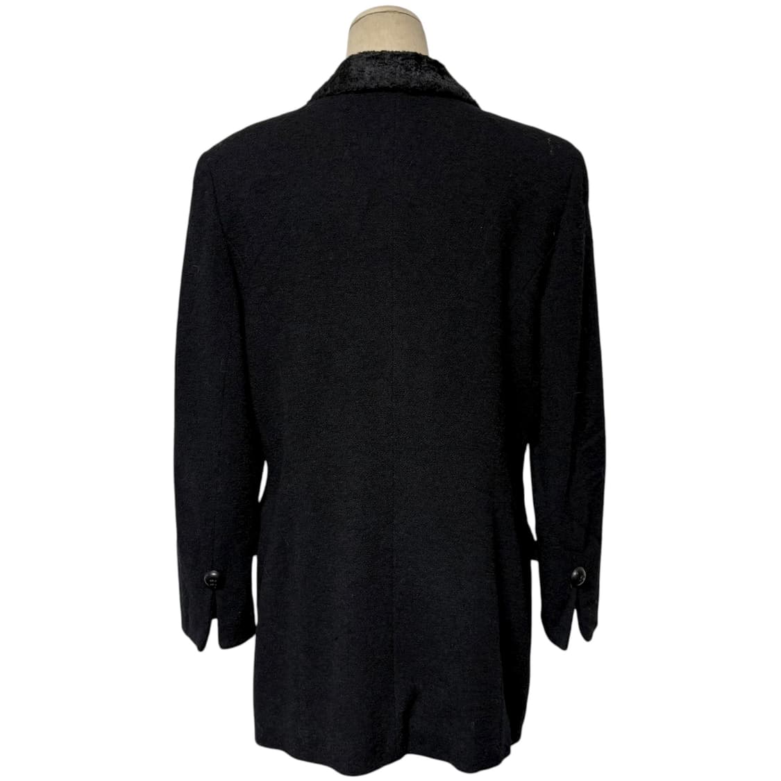 3690 크리스찬디올 블랙 블레이져 퍼카라 울자켓 상품이미지4