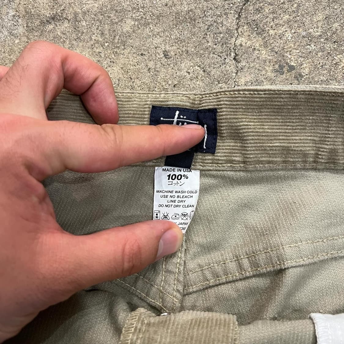 90s 스투시 코듀로이 팬츠 상품이미지6