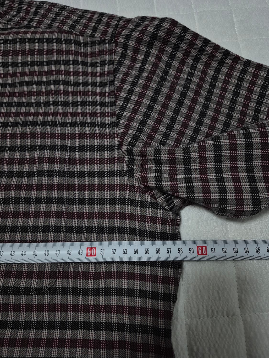 랑방 올드스쿨 체크무늬 셔츠 남성 105사이즈 상품이미지7