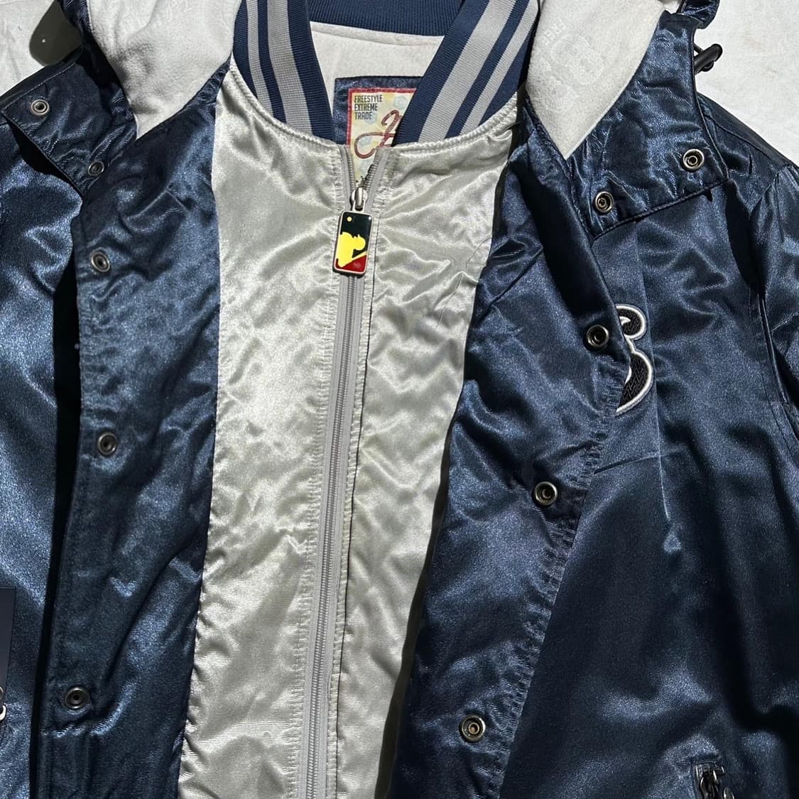 뉴욕 양키즈 후드 바시티 자켓 상품이미지4