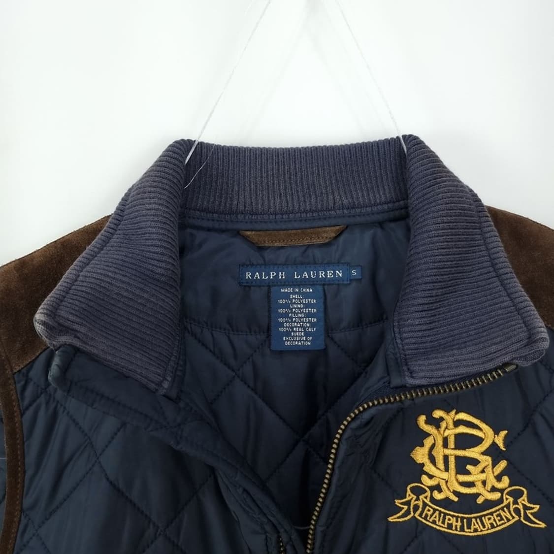 폴로 랄프로렌 로고 자수 퀄팅 누빔 조끼 네이비 M16409 상품이미지10