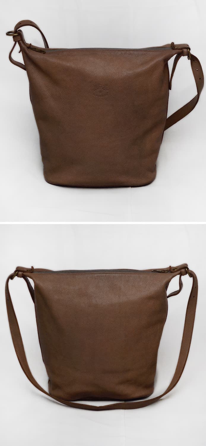 일비종떼 풀그레인 레더 클래식 가죽 버킷백 (숄더.크로스) 상품이미지3