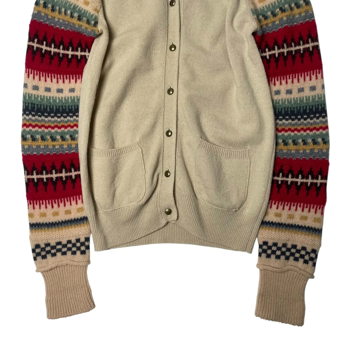 Tsumori chisato 울 100 슬리브 포인트 니트 가디건 상품이미지3