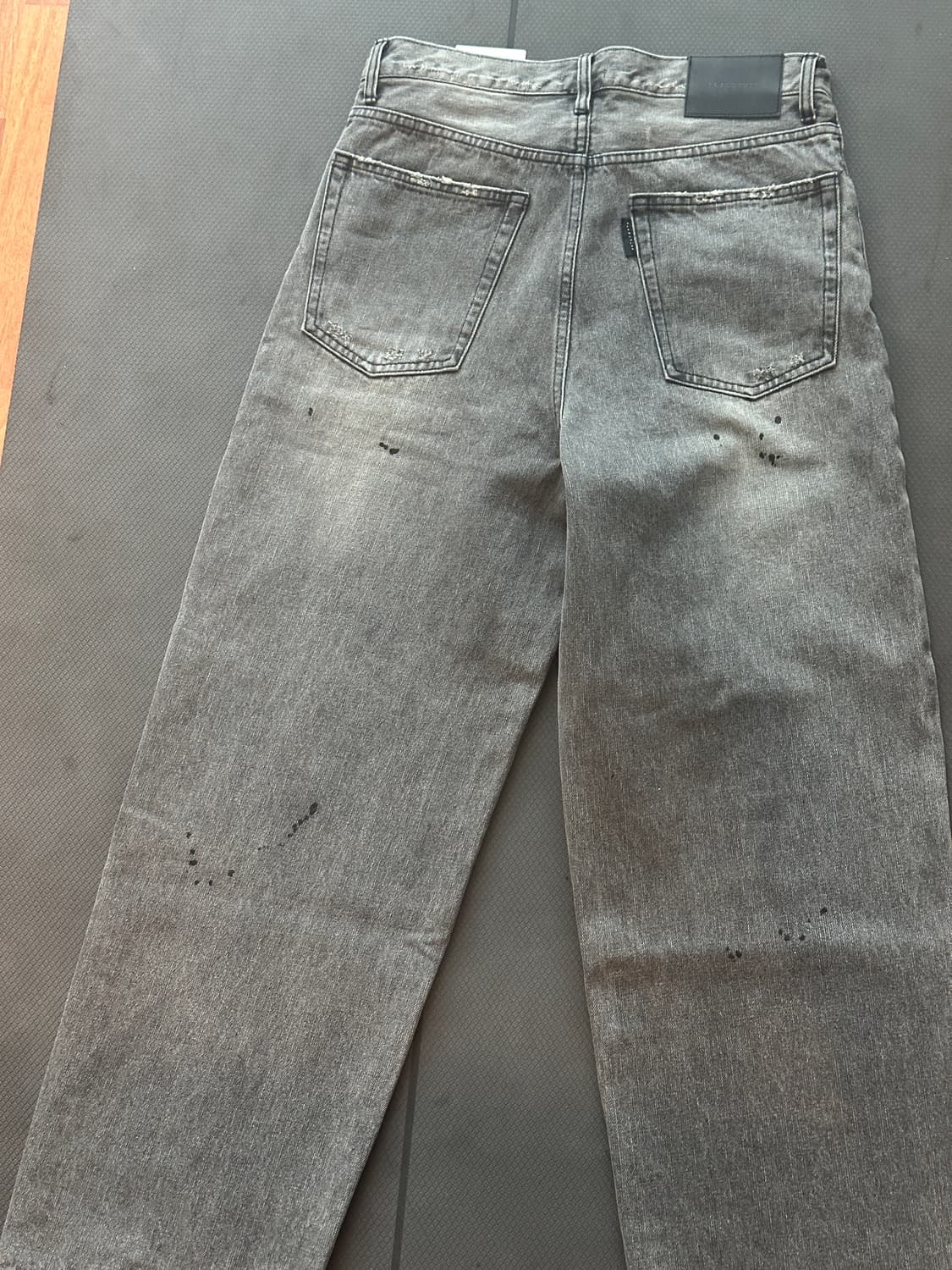 플래그스터프 페이드 배기 데님 팬츠 BLACK - 25SS 상품이미지7