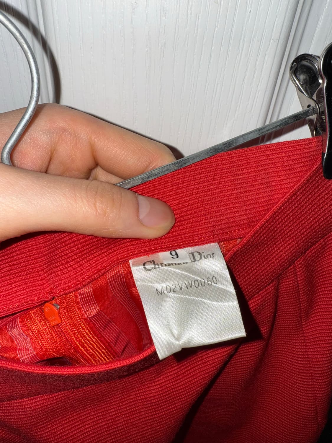 Christian dior 레드 셋업 (빈티지) 상품이미지6
